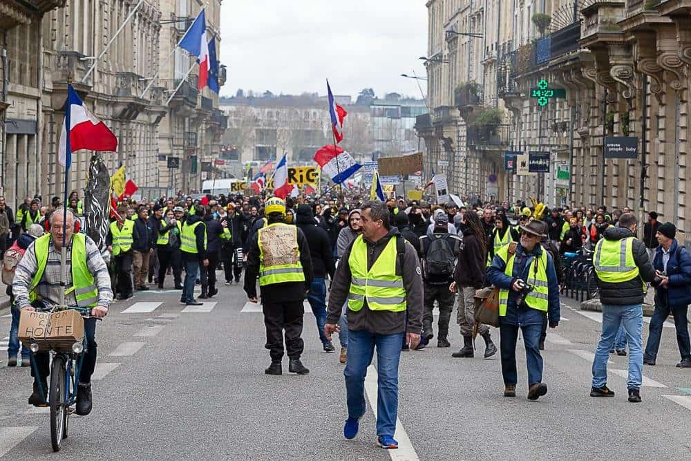 Gilets jaunes Bordeaux