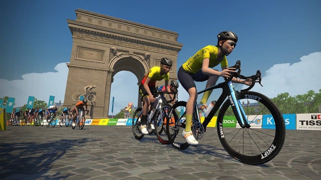 Zwift tour de France virtuel